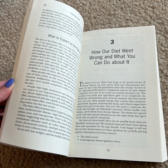 The Paleo Diet by Loren Cordain, Ph.D. Book like new! - Picture 7 of 8